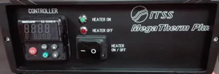 Vue de face de la source de température Max MegaTherm Plus